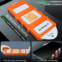 Carica l'immagine nel visualizzatore di Gallery, IMBZBK Pellicola Privacy Vetro per iPhone 17, Rimozione automatica polvere, con Protezione Fotocamera, Anti Spy Temperat