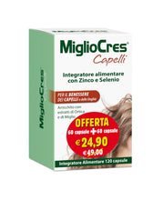 Carica l'immagine nel visualizzatore di Gallery, MiglioCres, Integratore Alimentare, Capelli e Unghie, 120 Capsule