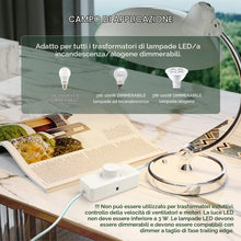 Carica l'immagine nel visualizzatore di Gallery, VIPMOON Dimmer per Luce LED per lampade Dimmer per LED 220-240V Bianco