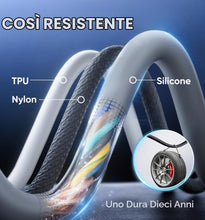 Carica l'immagine nel visualizzatore di Gallery, MAGIC JOHN Cavo USB-C 4 in 1 240 W, Cavo di Ricarica Rapida e Sincronizzazione Dati, Compatibile con iPhone, iPad, Samsu
