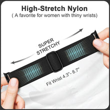 Carica l'immagine nel visualizzatore di Gallery, Higgs 6 Pezzi Nylon Cinturini Compatibile con Cinturino Apple Watch
