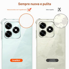 Carica l'immagine nel visualizzatore di Gallery, iVoler Cover per Honor X5C Plus, Custodia Antiurto Anti-Graffio Trasparente per Assorbimento Degli Urti con Paraurti in 