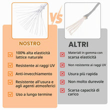 Carica l'immagine nel visualizzatore di Gallery, 50 Pezzi Corde Elastiche con Sfere, Corda Elastica per Teloni Elastici 15 cm Occhielli per Teloni Tende Baldacchino Stri