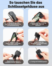 Carica l'immagine nel visualizzatore di Gallery, 2 alloggiamenti per chiave auto per Opel/Vauxhall Insignia, Astra J, Meriva, Zafira, Corsa, Mokka, Karl, Cascada Addam, 