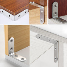 Carica l'immagine nel visualizzatore di Gallery, 13 Pz Staffe Angolari per Legno, Staffe a L per Legno, Squadrette Angolari Metallo per legnos, connettore angolare in ac