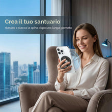 Carica l'immagine nel visualizzatore di Gallery, Supporto per Cellulare, Anello Magnetico Rotante a 360° e Pieghevole, Cavalletto Magnetico, Supporto Sottile in Metallo,
