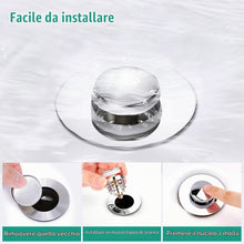 Carica l'immagine nel visualizzatore di Gallery, Diboniur Tappo Lavandino Bagno del Aggiornato, Tappo Bidet Migliorato