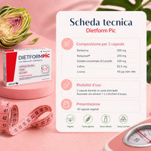 Carica l'immagine nel visualizzatore di Gallery, DietformPic 30 Capsule Vegetali con Berberina DietMed
