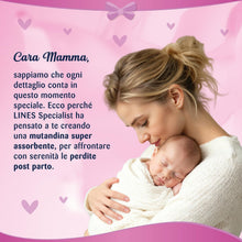 Carica l'immagine nel visualizzatore di Gallery, Lines Specialist Maternity, Mutandine Assorbenti Lines Maternity Post Parto, con Supporto Dell'Addome e Assorbenza Rapid
