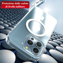 Carica l'immagine nel visualizzatore di Gallery, Mixroom - Cover Magnetica per iPhone 12 Mini, Compatibile con MagSafe, Ricarica Wireless, Custodia Antiurto Telefono, Re