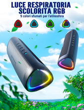 Carica l'immagine nel visualizzatore di Gallery, UOHHBOE Cassa Bluetooth Potente 30W Altoparlante Portatile RGB