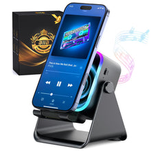 Carica l'immagine nel visualizzatore di Gallery, BIIB Regalo Uomo, Altoparlante Bluetooth Induction con Supporto Telefono