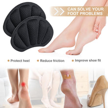 Carica l'immagine nel visualizzatore di Gallery, 3 PAIA cuscinetti salva tallone per scarpe, proteggi tallone autoadesivo e antiscivolo, solette, inserti morbidi per pre
