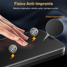 Carica l'immagine nel visualizzatore di Gallery, 3 Pezzi Pellicola Opaca per iPhone 16/15 6,1 Pollici, Vetrino Vetro Temperato Opaco HD con Strumento di Auto-Installazio