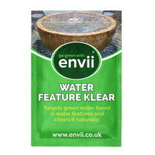 Carica l'immagine nel visualizzatore di Gallery, envii Water Feature Klear - Trattamento Dell'acqua Verde Naturale per Giochi d'acqua e Pulizia Fontana acqua, Funziona a