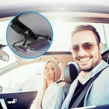 Carica l'immagine nel visualizzatore di Gallery, supporti per occhiali da sole da auto,Clip per parasole,2 Portaocchiali Auto,con clip per carte di credito,Morsetto a do