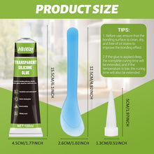 Carica l'immagine nel visualizzatore di Gallery, 100ml Silicone Trasparente Sigillante,Impermeabile, Resistente Agli Adesivi