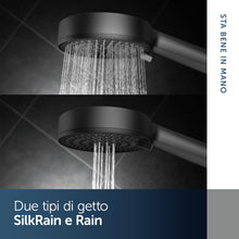 Carica l'immagine nel visualizzatore di Gallery, Ideal Standard Idealrain Alu+ doccetta a 2 funzioni – Nero Opaco