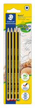 Carica l'immagine nel visualizzatore di Gallery, Staedtler 120-S BK4D - Matite Noris, durezze assortite (2B-HB-2H), confezione da 4 pz