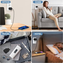 Carica l'immagine nel visualizzatore di Gallery, 2 x 25W Caricatore USB C Rapido per Caricabatterie Samsung, Alimentatore USB C con 2X2M Cavo USB Tipo C per Samsung S25/