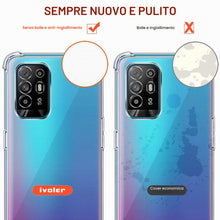Carica l'immagine nel visualizzatore di Gallery, iVoler Cover per Oppo A94 5G, Custodia Trasparente per Assorbimento Degli Urti con Paraurti in TPU Morbido, Sottile Morb