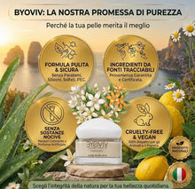 Carica l'immagine nel visualizzatore di Gallery, Byoviv Capri Crema Viso Idratante Aloe Vera Bio con Acido Ialuronico 50 ml