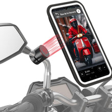 Carica l'immagine nel visualizzatore di Gallery, Shapeheart Porta Cellulare Moto per Specchietto con Custodia Staccabile