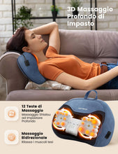 Carica l'immagine nel visualizzatore di Gallery, ELEHOT-Store Cuscino Massaggiante 4D con Riscaldamento, 3 Velocità