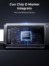 Carica l'immagine nel visualizzatore di Gallery, UGREEN Cavo USB4 GEN4 40Gbps Video 8K@60Hz 240W PD3.1 (1M)