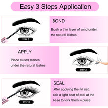 Carica l'immagine nel visualizzatore di Gallery, LAUBESS Colla Ciglia Finte Waterproof Bond and Seal Lashes Glue Ciuffetti Ciglia Finte Colla Extension Ciglia Fai Da Te 