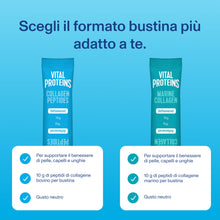 Carica l'immagine nel visualizzatore di Gallery, Vital Proteins Collagen Peptides, Collagene Idrolizzato, 10g x 10