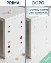 Carica l'immagine nel visualizzatore di Gallery, 120 Pezzi Tappi Copriforo, Tappi di Chiusura, Copritappi in Plastica per Viti, Tappi Copriforo in Plastica (5 6 8 10mm) 