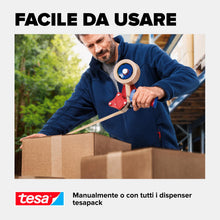 Carica l'immagine nel visualizzatore di Gallery, Tesa tesapack Nastro Adesivo di Carta STANDARD PAPER - 50m x 50mm, Marrone