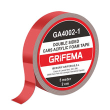 Carica l'immagine nel visualizzatore di Gallery, GRIFEMA GA4002-1 Nastro Biadesivo Extra Forte 5m x 20mm 1 Rotolo