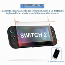 Carica l'immagine nel visualizzatore di Gallery, iVoler Opaco Pellicola Vetro Temperato Compatibile con Nintendo Switch 2 Model 2025, Strumento di Installazione Incluso,