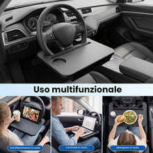 Carica l'immagine nel visualizzatore di Gallery, Supporto Volante Auto, Tavolo da Volante Multifunzione Portatile, Scrivania Volante Auto Desktop per Maggior Parte dei V