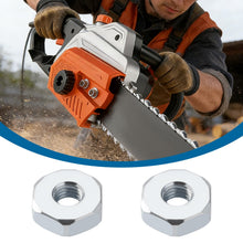 Carica l'immagine nel visualizzatore di Gallery, VooGenzek 4 Pezzi Dadi per Barra di Copertura Pignone, Motosega Dado Barra Coperchio, Compatibile con Stihl Motosega MS1