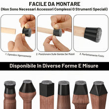 Carica l'immagine nel visualizzatore di Gallery, Auauraintt 40 Pezzi Gommini per Sedie, Tappi Piedini Silicone