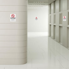 Carica l'immagine nel visualizzatore di Gallery, 2 Adesivi VIETATO FUMARE Grandi con Normativa | Dimensioni cm 15x21 | No Smoking | Divieto di Fumo | Adesivo Resistente 