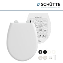 Carica l'immagine nel visualizzatore di Gallery, Sedile WC con abbassamento automatico, certificato TÜV, coperchio rimovibile in materiale infrangibile, facile da montar