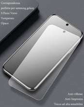 Carica l'immagine nel visualizzatore di Gallery, 3 Pezzi Pellicola Opaca per Samsung Galaxy A55 / A56 / A57 Vetro Opaco