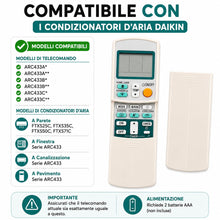Carica l'immagine nel visualizzatore di Gallery, TALENTEC home | Telecomando di ricambio compatibile con i condizionatori Daikin. Telecomando di ricambio per condizionat