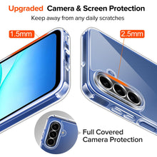 Carica l'immagine nel visualizzatore di Gallery, iVoler Cover Trasparente Anti Ingiallimento per Samsung Galaxy A18 / A17 4G / 5G con 2 Pezzi Pellicola Vetro Temperato, 