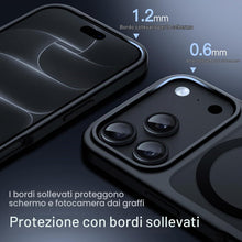 Carica l'immagine nel visualizzatore di Gallery, JETech Cover Opaca Magnetica per iPhone 18 Pro, Nero