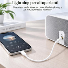 Carica l'immagine nel visualizzatore di Gallery, Cavo AUX per iPhone 1.2M 【Certificato MFi】Cavo AUX Lightning to Jack 3.5mm