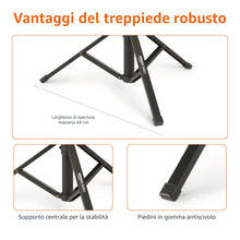 Carica l'immagine nel visualizzatore di Gallery, Amazon Basics - Treppiede per Telefono Estensibile e Bastone per Selfie 162cm, con Telecomando Wireless, Nero
