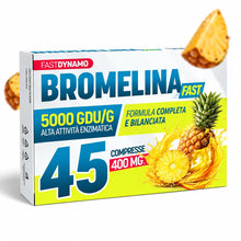 Carica l'immagine nel visualizzatore di Gallery, Bromelina Drenante Dimagrante Extra Forte 5000 GDU/G Gambe Pancia Piatta Detox Anticellulite Alto Dosaggio Integratore C