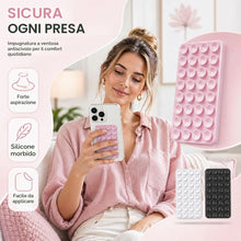 Carica l'immagine nel visualizzatore di Gallery, 3 Pezzi Ventosa Per Telefono Supporto Ventosa Silicone Doppio Lato Per Selfie Auto Bianco Nero Rosa