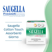 Carica l'immagine nel visualizzatore di Gallery, Saugella Cotton Touch Assorbenti Giorno con Ali, 42 Pezzi
