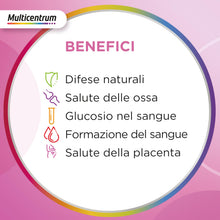 Carica l'immagine nel visualizzatore di Gallery, Multicentrum Mamma Integratore Multivitaminico Gravidanza, 30 Compresse